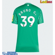 Newcastle United Bruno Guimaraes #39 Replica Away Shirt Ladies 2025-26 Short Sleeve